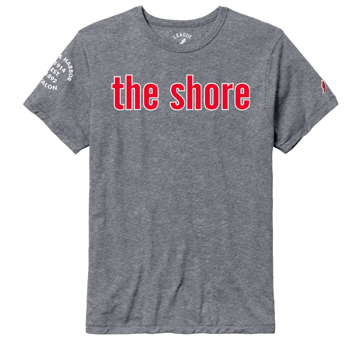 Unisex The Shore Victory Falls Tee - Fall Heather