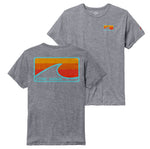 Men's Stone Harbor Wave and Sunset Tee - Fall Heather