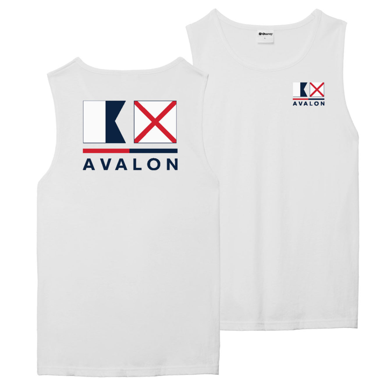 Men's Avalon Standard Tank - Washed Vintage White