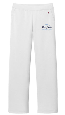 Women's The Shore Reverse Fleece Pant - Sno White