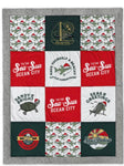 Ocean City Holiday Blanket